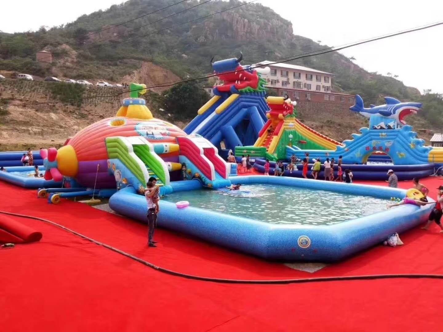 荔湾深海潜艇儿童乐园充气游泳池